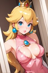 princess peach from super mario bros. by eros ai