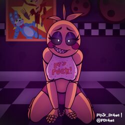toy chica (fnaf) from five nights at freddy's by pip3r dr4ws