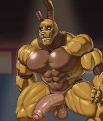 springtrap (fnaf) from five nights at freddy's by jedagama
