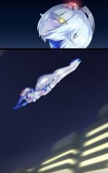1female abdomen alien alien_girl alien_humanoid arm_up armpits arms_up ass backboob big_ass blue_hair blue_sky breasts city city_lights comic comic_page curvy curvy_body curvy_female daytime female flying giant_female giantess glowing glowing_eyes humanoid jump jumping kaiju looking_up mimizu_(tokagex) monster mountain navel night night_sky nipples no_clothes no_clothing oc original original_character patterns pose pussy pussy_juice pussy_juice_drip shiny_skin sideboob silver_skin sky superheroine thick_ass thick_thighs thighhighs thighs ultima_excel(mimizu) ultraman_(franchise) yellow_eyes
