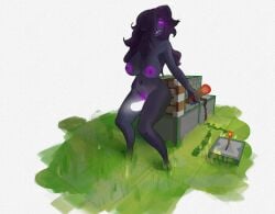 enderwoman from minecraft by unknown artist