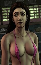 1girl 1girls ai_assisted brown_hair edit edited edited_art female female_focus female_only girl girl_only lilly_caul only_girl sling_swimsuit slingshot_bikini slingshot_swimsuit solo solo_female solo_focus solo_woman telltale telltale_games the_walking_dead the_walking_dead_(series) the_walking_dead_(telltale) the_walking_dead_game white-skin white-skinned_female woman woman_only woman_solo