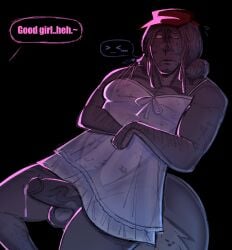 1boy andrew_(bad_things) bad_things_(roblox) crossdressing disembodied_voice embarassed_male embarrassed erection ivan_(bad_things) leaking_cum male male_focus no_background octokisser69 roblox roblox_game robloxian see-through_clothing see-through_dress self_upload sissy sissyfication tagme