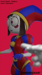 1girls anonymousjackoff breasts censor_bar censored censored_breasts censored_genitalia censored_nipples censored_pussy embarrassed embarrassed_female embarrassed_nude_female fortnite fortnite:_battle_royale naked naked_female no_sex pomni_(tadc) pomni_(the_amazing_digital_circus) tagme the_amazing_digital_circus video white_body