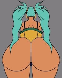 1girls 2d 2d_animation animated animated_gif ass ass_focus ass_up back_view brazilian_miku bubble_ass bubble_butt butt butt_focus clapping clapping_ass clapping_butt clapping_buttocks clapping_cheeks clothed clothing dark-skinned_female dat_ass dat_butt dumptruck_ass dumptruck_butt ear_piercing ear_ring earrings fat_ass fat_butt female female_only hatsune_miku pierced_ears piercing pussy_outline ribznsfw shaking shaking_ass shaking_butt tease teasing teasing_viewer teasing_with_butt thick_ass thick_butt thug vocaloid