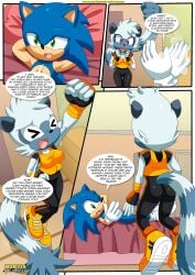 1boy 1girls a_tale_of_tangle's_tail_(comic) anthro bbmbbf bed comic female male male/female mobian_(species) mobius_unleashed palcomix pillow sega sonic_(series) sonic_the_hedgehog sonic_the_hedgehog_(series) tangle_the_lemur
