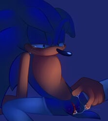 anthro cum cuntboy furry furry_only intersex jayaero masturbation no_humans pussy sonic_(series) sonic_the_hedgehog tears thighhighs