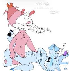 angry axolotl_ears blush chest_fur cum_in_pussy cum_inside cuntboy cuntboy/male dandy's_world dandys_world finn_(dandy's_world) grabbing_legs idk_what_to_tag_it rape roblox shrimpo_(dandy's_world) tagme_(artist) tamers12345 tamers12345's_dandy's_world water_splash yaoi