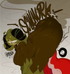 ass bubble_ass bubble_butt butt comic cookie_run cookie_run_kingdom matcha_cookie pomegranate_cookie scat scat_on_face soiling soiling_clothing tagme tagme_(artist) unknown_artist