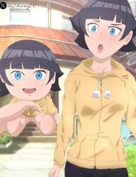 big_penis blue_eyes cum cum_in_pussy cum_inside exhibit exhibition exhibitionism exhibitionist fumo_(doll) fumo_plush jacket leggings meme nsfw penetrable_sex_toy penis plushie plushophilia sheong_wong shocked shocked_expression short_hair smile sparkle_doll_meme uzumaki_himawari