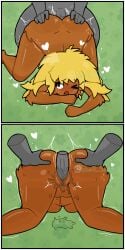 anon anonymous_male anthro anthropomorphic ass_focus ass_grab ass_up big_ass bodily_fluids bodily_fluids_in_pussy brown_eyes brown_fur cheek_tuft cock comic comic_panel dick doggy_position doggy_style doggystyle dripping dripping_pussy fangs fat_ass fluffy fluffy_hair fluids freckles freckles_on_ass freckles_on_face fucked_from_behind gijinka hearts humanization humanized looking_back movement_lines naked naked_female penetration penis_in_pussy plants_vs._zombies plants_vs_zombies plants_vs_zombies_2:_it's_about_time primal_sunflower_(pvz) pvz pvz_2 shellsmasher sunflower thrusting two_angles two_panel_image vaginal_penetration wet wet_penis wet_pussy wide_hips wide_thighs yellow_hair