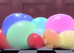 1girls 2026 background balloons big_ass bodypaint bubble_butt checkered_floor female female_only first_porn_of_character first_porn_of_franchise hide_and_seek hiding plump_labia puffy_pussy pussy rippledvoice self_upload