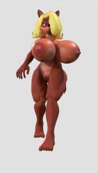 3d animated big_lips bimbo bimbo_lips bouncing_breasts crabtopus huge_areolae huge_breasts nude tagme tawna_bandicoot tgtf234 video