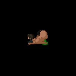 animated ass dildo fat_ass gif pixel_art tanned