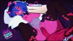 ahe_gao ai_generated animated anime anime_style big_breasts blue_hair bodysuit breasts breasts_out cock demon demon_girl demon_horns dick dick_in_pussy dirty_talk dominant dominant_male domination female_focus female_penetrated fur_coat genital_fluids genitals grabbing grabbing_hands green_eyes hentai hentai_game holding_hands horny horny_female lying lying_on_floor male/female male_penetrating_female missionary missionary_position missionary_sex nude nude_female nude_male open_mouth orgasm orgasm_face original original_character original_characters penetrating_pov penile_penetration penis_in_pussy pov pov_male pussy pussy_juice rough_sex seductive seductive_look seductive_smile sex sex-pop_demon_hunters sexy_body sexy_pose showing_teeth spread_legs stockings submissive submissive_female succubus succubus_horns tagme tongue tongue_out vaginal_penetration video video_game_character video_games voice_acted vulva without_panties without_underwear