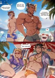 ass bara beach big_ass blonde_hair butt canon_couple cute fantastic_four female gay heart heart_symbol hi__host invisible_woman invisible_woman_(marvel_rivals) iron_man iron_man_(marvel_rivals) jeff_the_land_shark male marvel marvel_rivals mr_fantastic mr_fantastic_(marvel_rivals) muscular muscular_male namor_mckenzie_(ch'ah_toh_almehen) namor_mckenzie_(sub-mariner) reed_richards reed_richards_(marvel_rivals) sue_storm tony_stark wholesome