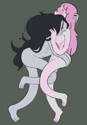adventure_time marceline naked princess_bubblegum