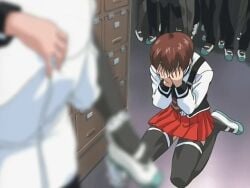 1boy 2girls academy_uniform_(bible_black) ambiguous_penetration animated asada_(bible_black) bible_black black_socks boyfriend-girlfriend brown_hair cheating cheating_boyfriend classmates closed_eyes clothed_sex covering_face crying cucked_by_friend cuckquean embrace female femdom hallway head_tilt locker locker_room male mind_control moaning murai_ayumi netorare ntr offscreen_sex panties panties_around_ankles panties_around_leg panties_around_one_leg pants pants_down pleated_skirt public_indecency public_sex raised_leg school school_uniform schoolgirl screencap sex shirt shoes short_hair skirt socks socks_and_shoes spread_legs standing standing_on_one_leg standing_sex straight teenage_couple teenager thigh_socks thighhighs uncensored underwear uwabaki vest