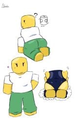 anon breasts guest_(roblox) idk_what_to_tag_it lace-trimmed_panties noob noob_(roblox) roblox robloxian sitting sitting_on_person
