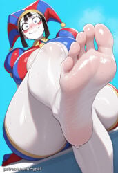 1girl ai_generated alternate_version_at_source big_ass big_breasts big_butt big_eyes big_hips blush breasts child_bearing_hips feet fortnite fortnite:_battle_royale hips_wider_than_shoulders huge_ass huge_breasts hypet pale-skinned_female pale_skin pomni_(the_amazing_digital_circus) shiny shiny_skin simple_background steam steaming_body sweating tagme the_amazing_digital_circus thick thick_ass thick_hips thick_legs thick_thighs thighs wide_hips