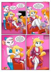 3girls animaniacs anthro bbmbbf breasts chip_'n_dale_rescue_rangers comic crossover disney female female_only fur34 furry gadget_hackwrench minerva_mink miss_kitty_mouse mouse palcomix rodent the_great_mouse_detective warner_brothers