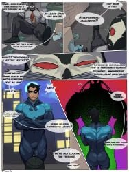 ass bane bara batman_(series) big_ass big_butt bubble_ass bubble_butt butt dat_ass dat_butt dc dc_comics dick_grayson fat_ass fat_butt gay huge_ass huge_butt large_ass large_butt male male_only muscular muscular_male nightwing round_ass round_butt size_difference thick_ass thick_butt tobbyc2