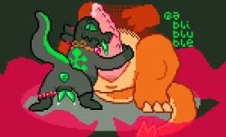 2_penises ablibluble animal_genitalia animal_penis anthro anthro_on_feral anus ass bodily_fluids charizard claws diphallia diphallism dragon duo feral generation_1_pokemon generation_7_pokemon genital_fluids genital_slit genitals green_anus green_eyes green_penis grey_body grey_scales hemipenes holding_penis licking male male/male multi_genitalia multi_penis mythological_creature mythological_scalie mythology nintendo oral orange_body orange_scales penile penis penis_lick pokemon pokemon_(species) precum presenting presenting_anus presenting_hindquarters raised_tail salandit scales scalie sex size_difference smoke tail tongue zoophilia