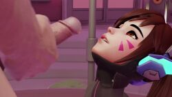 1boy 1girls 3d 3d_animation animated arched_back bewyx big_penis bottomless breasts_out cum cum_on_face cum_on_hair d.va d.va_(overwatch_2_suit) doggy_style facial from_behind headphones jiggling_ass light-skinned_female light-skinned_male light_skin masturbation microphone muscular muscular_male overwatch overwatch_2 ponytail shorter_than_one_minute size_difference small_breasts smaller_female sound standing standing_doggy_style tied_hair vaginal_penetration valentine's_day video voice_acted