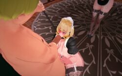 2boys 3d 3girls animated big_ass big_breasts blonde_female blonde_hair blowjob blowjob_face chains collar cowgirl_position cum cum_in_mouth cum_in_pussy cum_inside fantasy huge_ass huge_balls huge_cock japs8005 knight koikatsu maid mother motherly_cuckold netorare ntr original original_characters prone_bone queen red_hair riding riding_penis royalty slave slave_collar sound tagme ugly_bastard vacuum_blowjob vacuum_fellatio video