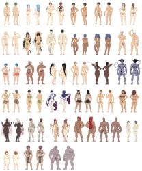 6+boys 6+girls abs absurdres amazon_warrior arm_behind_head arm_up ass bandages bandages_around_chest bare_arms big_breasts black_hair blonde_hair blue_eyes blue_hair blue_skin bra breasts brown_eyes brown_hair censored censored_nipples cfnm character_sheet claws cleavage closed_mouth clothed_female_nude_male colored_skin crotch dark-skinned_female dark-skinned_male dark_skin demon demon_horns demon_male demon_tail dimples_of_venus dreadlocks earrings elf elf_female elf_male feet female fingernails flaccid foreskin glans glasses gold green_bra green_hair green_panties grey_eyes grey_hair groin hair_ornament hair_over_breasts hand_on_neck heterochromia highres hoop_earrings horns huge_breasts human_female human_male ichan ichan-desu ignition_crisis jewelry large_breasts large_penis leaf leaf_censor light-skinned_female light-skinned_male light_skin loincloth long_hair looking_at_viewer looking_to_the_side looking_up male midriff mohawk monster_girl multiple_boys multiple_girls multiple_views muscular muscular_female muscular_male navel nipples nude official_art open_mouth orange_hair orc orc_male pale_skin panties parted_lips pectorals penis pink_bra pink_hair pink_panties pointy_ears ponytail pubic_hair purple_hair purple_skin pussy red_eyes red_hair salute scar scar_on_face scratching scratching_ass sgt_crisis sharp_fingernails sharp_teeth short_hair simple_background small_breasts smile spiked_hair standing stitches stomach tail tattoo teeth testicles thighs third-party_edit thong tongue tongue_out undead_male underwear urethra veins veiny_penis werewolf white_background white_hair witch yellow_eyes zombie