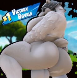 2025 3d_(artwork) anaroth anthro anus ass balls barazoku bear big_balls big_butt big_muscles blender_(artwork) dialogue digital_media_(artwork) english_text epic_games eye_patch eyewear female fortnite fortnite:_battle_royale fur genitals happy headgear hi_res huge_butt humanoid looking_at_viewer male mammal muscular muscular_anthro muscular_male nude overweight overweight_anthro overweight_female overweight_male polar_bear polar_patroller presenting presenting_hindquarters shaded simple_background solo text ursine victory_royale white_body white_fur wide_hips