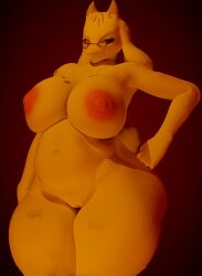 anaroth animal_humanoid anthro ass belly big_belly big_breasts big_butt blush boss_monster_(undertale) bovid bovid_humanoid bovine bovine_humanoid breasts caprine digital_media_(artwork) eyewear female fur genitals glasses goat happy hi_res huge_breasts human humanoid looking_at_viewer mammal mammal_humanoid monster nipples nude overweight overweight_anthro overweight_female red_background seductive simple_background solo thick_thighs toriel undertale undertale_(series) white_body white_fur wide_hips