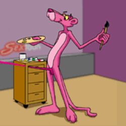 1boy animated balls canvas cum cum_splash cumshot erect_penis erection funny fur furry furry_only gay getting_erect gif hands-free_ejaculation holding_object looking_at_penis looking_at_viewer male male_only paintbrush painting palette pantherine penis pink_cum pink_fur pink_panther pink_panther_(series) pink_penis sextoon small_image solo tagme thin_penis yaoi