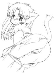 clothed_masturbation clothing masturbation panties stare_pris tagme tail_concerto