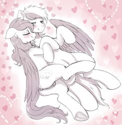 2018 anatomically_correct anatomically_correct_pussy animal_genitalia animal_pussy anus ass blush clitoris cuddling cutie_mark earth earth_pony equine equine_pussy evomanaphy fan_character female feral feral_on_feral fur hair happy heart hooves horse long_hair looic mammal my_little_pony nude one_eye_closed pegasus pony pussy romantic shadow_blue_(cloppermania) wings