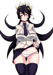 1girls big_breasts female filia_(skullgirls) fit_female panties skullgirls thick_thighs thighs tobyllitos