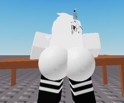 1boy 1femboy 3d artist_request ass ass_focus big_ass big_butt bisexual bisexual_male engel_(fundamental_paper_education) femboy feminine_male fundamental_paper_education male_only roblox robloxian source_request tagme white_skin