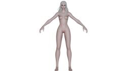 3d 3d_model blonde_hair blue_eyes breasts emma_frost emma_frost_(fortnite) f4_renders fortnite fortnite:_battle_royale marvel marvel_comics medium_breasts nude nude_female platinum_blonde_hair pussy shaved_pussy t-pose vagina white_queen x-men