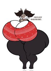 big_breasts delphox female furry huge_breasts muffyhecc pokémon_(species) pokemon tagme thick_thighs wide_hips