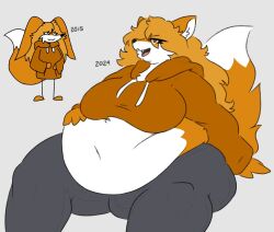 1girls bbw big_breasts breasts female furry glowup huge_breasts maple_(mexifurfoof) mexifurfoof overweight thick_thighs wide_hips