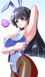 ? armpits big_breasts bunny_ears bunnysuit d4dj hiraken pointy_chin togetsu_rei