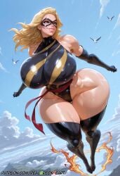 captain marvel from marvel by realgreenheart