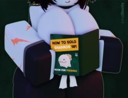 3d artist_name big_breasts book breasts cleavage deepwoken destroyman_iii erosteria female gloves ouch_meme pants roblox roblox_game robloxian southsets tagme topless