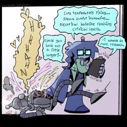 1boy about_to_cum ambiguous_gender bender_bending_rodriguez blush cliveisawesome223 dialogue edging english_text feet futurama glasses male malesub no_penetration nonbinary objectophilia objectum oc oc_x_canon original_character robophilia robot robot_boy robot_on_robot robot_only self_upload selfship submissive submissive_male text uninterested wireplay wires yumeshipping