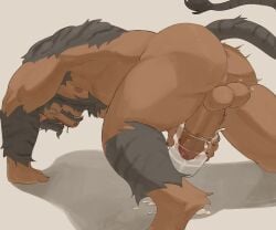 2025 6:5 absurd_res all_fours anthro arm_hair armpit_hair ass back_hair back_muscles balls beard biceps bodily_fluids body_hair chest_hair closed_eyes cum cum_spurt cumshot ejaculation erection facial_hair felid final_fantasy final_fantasy_xiv forearm_hair forearms genital_fluids genitals grey_background grey_hair hair head_down hi_res hrothgar leaning leaning_forward leg_hair male mammal manly masturbation mature_male moustache musclegut muscular muscular_arms muscular_butt muscular_legs muscular_thighs nipples nsfboxers orgasm_face pecs penetrable_sex_toy penis sex_toy simple_background slightly_chubby solo square_enix sweat triceps vein veiny_penis