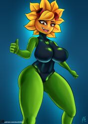 solar flare (pvz) from plants vs zombies by muertefake