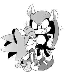 2018 amy_rose anthro armadillo balls blush classic_amy_rose clothed clothing duo fellatio female hearlesssoul hedgehog kneeling male mammal mighty_the_armadillo mostly_nude open_mouth oral penis saliva sega sex shoes sonic_(series) sonic_mania sonic_the_hedgehog_(series) standing standing_sex straight tongue tongue_out