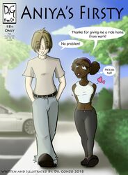 aniya chocolate_and_vanilla comic dark-skinned_female dark_skin drgonzo female interracial male pale-skinned_male pale_skin