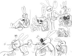 1boy1girl 1girl1boy 2d gangle_(the_amazing_digital_circus) jax_(the_amazing_digital_circus) tagme the_amazing_digital_circus