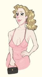1girls blonde_female blonde_hair bodycon bodycon_dress confident confident_female confident_smile deep_neckline designer digital_art digital_drawing_(artwork) digital_media digital_media_(artwork) dress drop_earrings earrings female female_focus female_only female_posing girlfriend girly happy lipstick milf mr_shrink no_underwear no_underwear_(female) oc older_female original original_character original_characters pink_dress pink_gem pink_lipstick plunging_neckline purse sagging_belly sagging_boobs sagging_breasts saggy_boobs saggy_breasts sexy_female smiling_female solo solo_female solo_focus